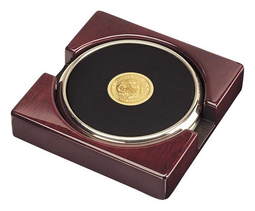 Set of Two Coasters - Brass